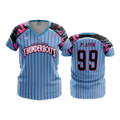 WOMENS V-NECK LAKE-ERIE-THUNDERBOLTS-1