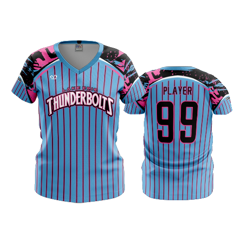 WOMENS V-NECK LAKE-ERIE-THUNDERBOLTS-1