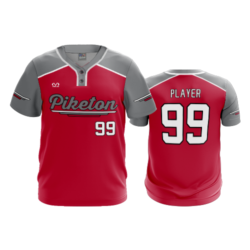 MENS 2-BUTTON SCOOP NECK LYCRA MESH PIKETON-2