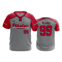 MENS 2-BUTTON SCOOP NECK LYCRA MESH PIKETON-FP-1