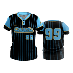 WOMENS 2-BUTTON SCOOP NECK LYCRA MESH COUGARS-1