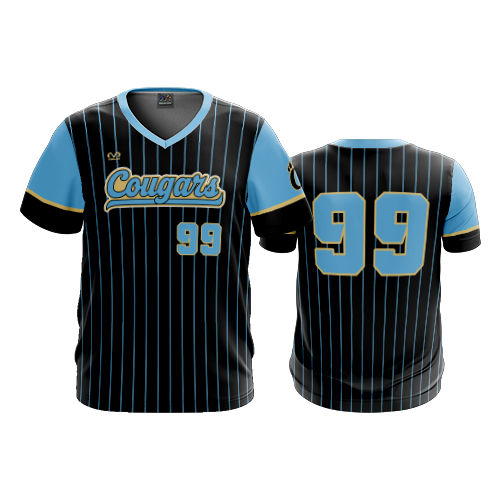 MENS SPORT V-NECK COUGARS-1