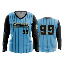 WOMENS V-NECK LONGSLEEVE COUGARS-2
