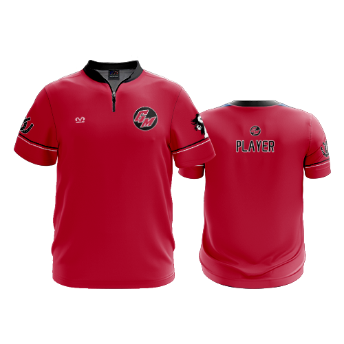 UNISEX QUARTER ZIP MICRO FIBER SHORT SLEEVE CRUISERS-1