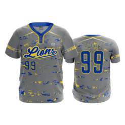 MENS 2-BUTTON SCOOP NECK LYCRA MESH GAHANNA-FP-2