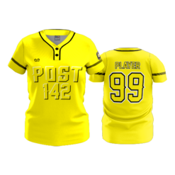 WOMENS 2-BUTTON SCOOP NECK LYCRA MESH POST-142-SHOCKERS-1