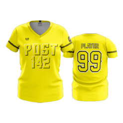 WOMENS V-NECK POST-142-SHOCKERS-1