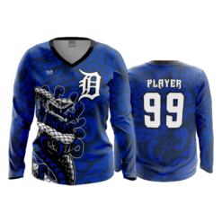 WOMENS V-NECK LONGSLEEVE DANVILLE-DIAMONDBACKS-1