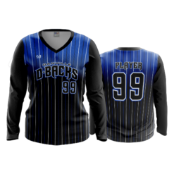 WOMENS V-NECK LONGSLEEVE DANVILLE-DIAMONDBACKS-2