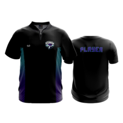 UNISEX QUARTER ZIP MICRO FIBER SHORT SLEEVE SO-STORM-BASKETBALL