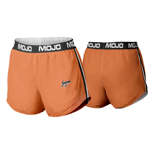 WOMENS MICRO FIBER RUN SHORT STORM-1