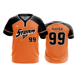 MENS 2-BUTTON SCOOP NECK LYCRA MESH STORM-1