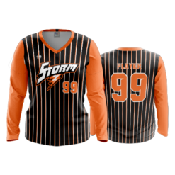 WOMENS V-NECK LONGSLEEVE STORM-2