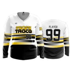 WOMENS V-NECK LONGSLEEVE MIAMI-TRACE-1