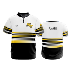 UNISEX QUARTER ZIP MICRO FIBER SHORT SLEEVE MIAMI-TRACE-1