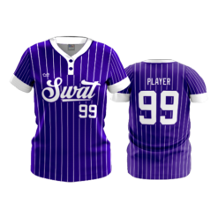 WOMENS 2-BUTTON SCOOP NECK LYCRA MESH OHIO-SWAT-1