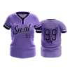 WOMENS 2-BUTTON SCOOP NECK LYCRA MESH OHIO-SWAT-1