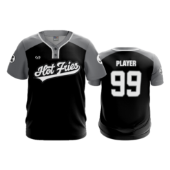 MENS 2-BUTTON SCOOP NECK LYCRA MESH HOT-FRIES-1