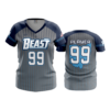 WOMENS V-NECK BEAST-1