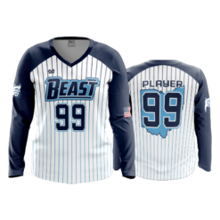 WOMENS V-NECK LONGSLEEVE BEAST-2