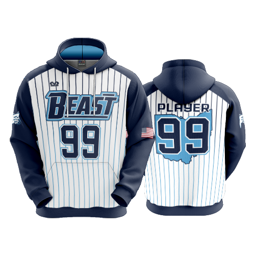 UNISEX FLEECE HOODY BEAST-2