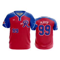 MENS 2-BUTTON SCOOP NECK LYCRA MESH RAMSTIEN-ROYALS-2