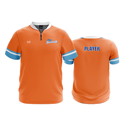 UNISEX QUARTER ZIP MICRO FIBER SHORT SLEEVE LADY-SUMMIT-1