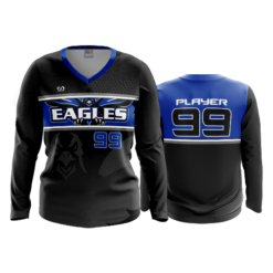 WOMENS V-NECK LONGSLEEVE LIBERTY-BENTON-EAGLES-1