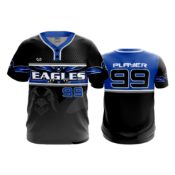 MENS 2-BUTTON SCOOP NECK LYCRA MESH LIBERTY-BENTON-EAGLES-1