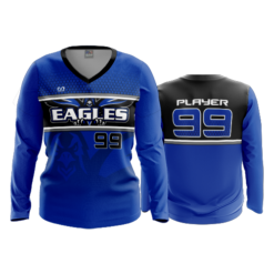 WOMENS V-NECK LONGSLEEVE LIBERTY-BENTON-EAGLES-2