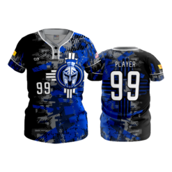 WOMENS 2-BUTTON SCOOP NECK LYCRA MESH NM-TITANS-1