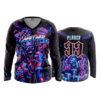 WOMENS V-NECK LONGSLEEVE GAME-OVER