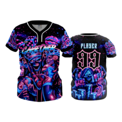 WOMENS 2-BUTTON SCOOP NECK LYCRA MESH GAME-OVER