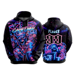 UNISEX FLEECE HOODY GAME-OVER