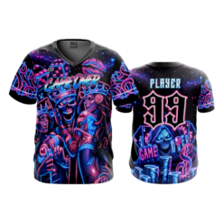 MENS SPORT V-NECK GAME-OVER