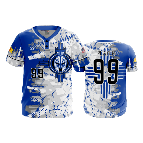 MENS 2-BUTTON SCOOP NECK LYCRA MESH NM-TITANS-2