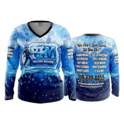 WOMENS V-NECK LONGSLEEVE PTM-WASHING-1