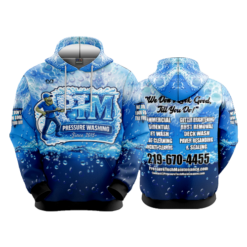 UNISEX FLEECE HOODY PTM-WASHING-1