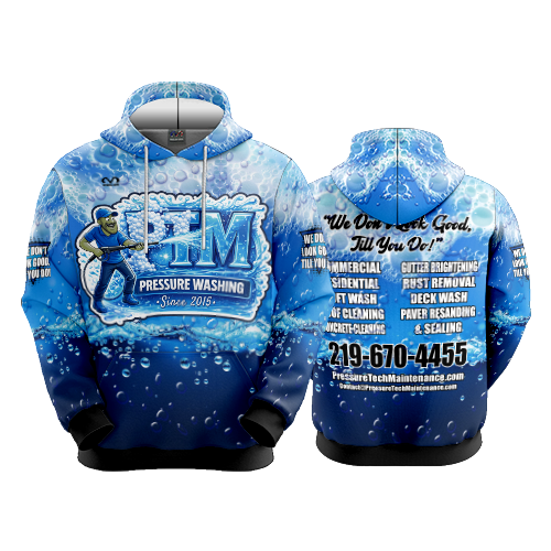 UNISEX FLEECE HOODY PTM-WASHING-1