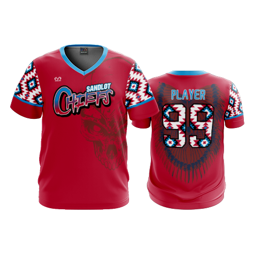 MENS SPORT V-NECK SANDLOT-CHIEFS-2