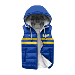 PUFFY HOODED VEST GAHANNA-LIONS-ADD