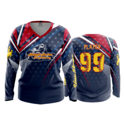 WOMENS V-NECK LONGSLEEVE MIDNIGHT-HOOKERS-1