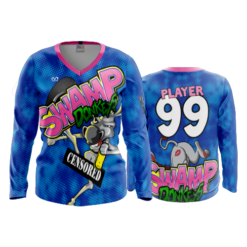 WOMENS V-NECK LONGSLEEVE SWAMP-DONKEYS-2026-1