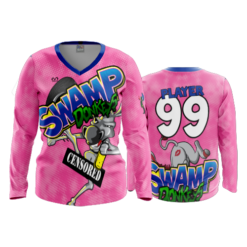 WOMENS V-NECK LONGSLEEVE SWAMP-DONKEYS-2026-2