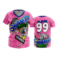 WOMENS V-NECK SWAMP-DONKEYS-2026-2
