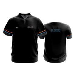 UNISEX QUARTER ZIP MICRO FIBER SHORT SLEEVE SO-VELOCITY-ADD