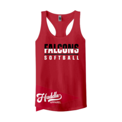 NEXT LEVEL WOMENS RACERBACK FAIRFIELD-FALCONS