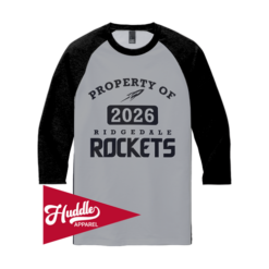 DISTRICT ¾ RAGLAN SLEEVE RIDEDALE-ROCKETS-FR