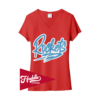 PORT WOMENS V-NECK T-SHIRT RIDEDALE-ROCKETS-FR