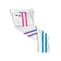 MENS BALLPARK WHITE BRAID PANTS IBEW-968-2